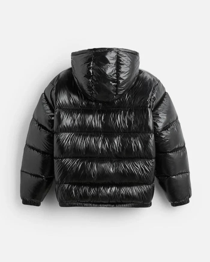 GLOSSY PUFFER JACKET