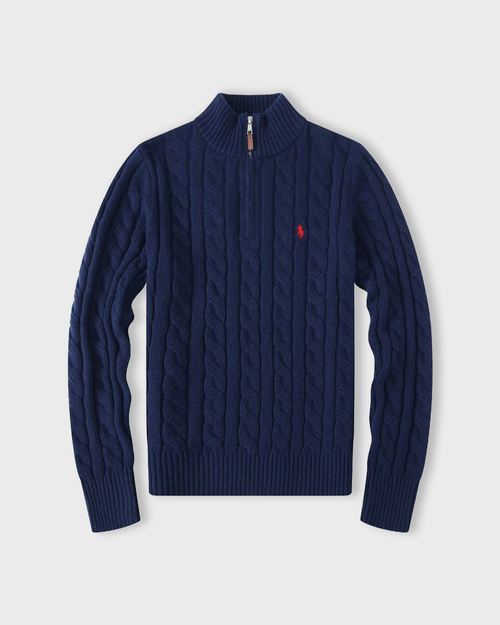 POLO KNIT QUARTER ZIP