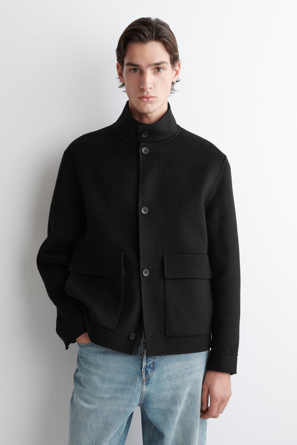 FUNNEL NECK COAT