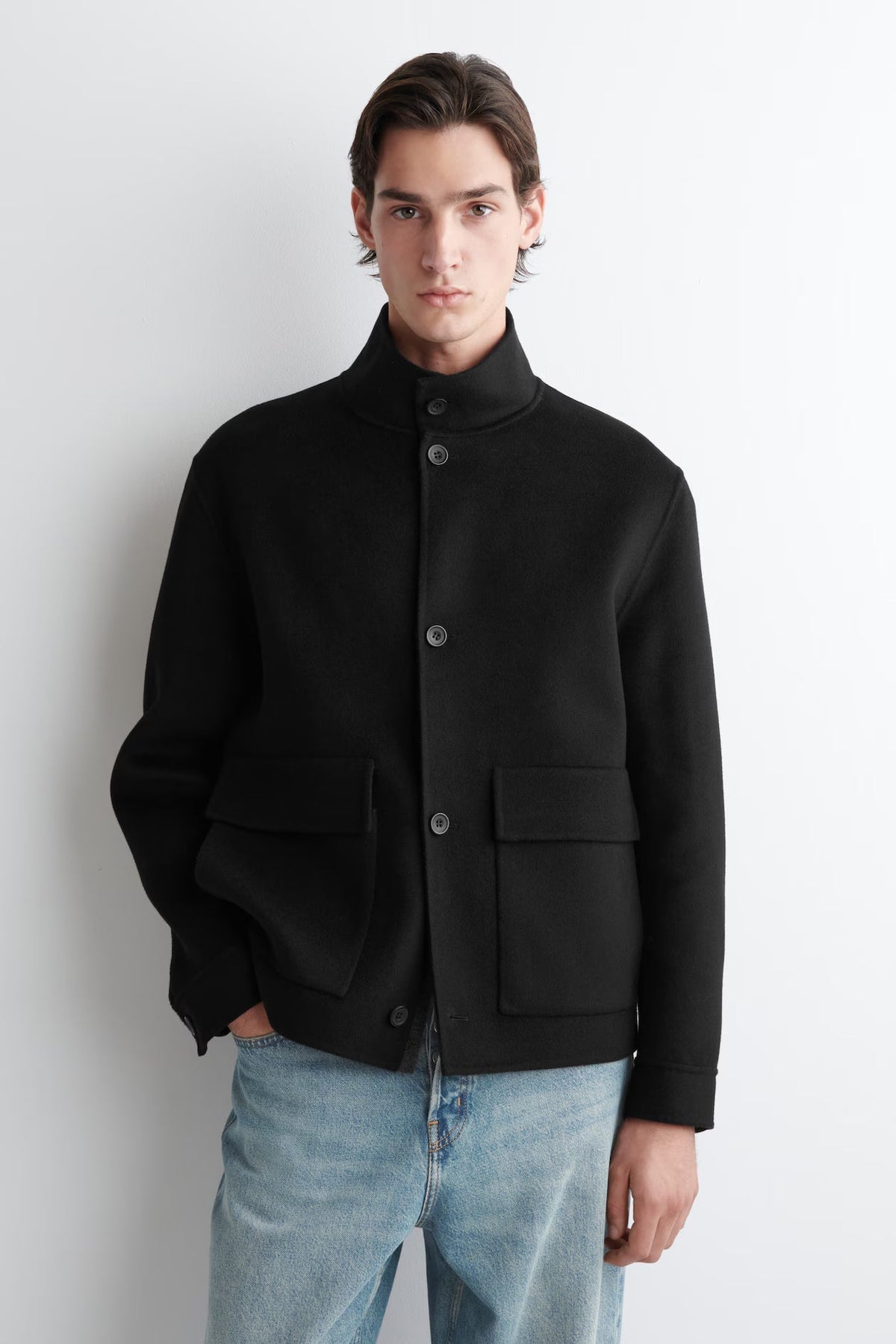 FUNNEL NECK COAT