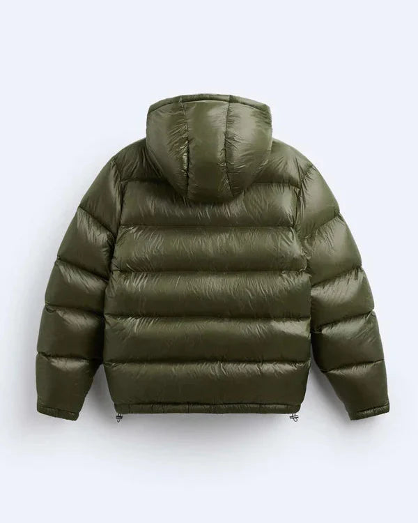 GLOSSY PUFFER JACKET