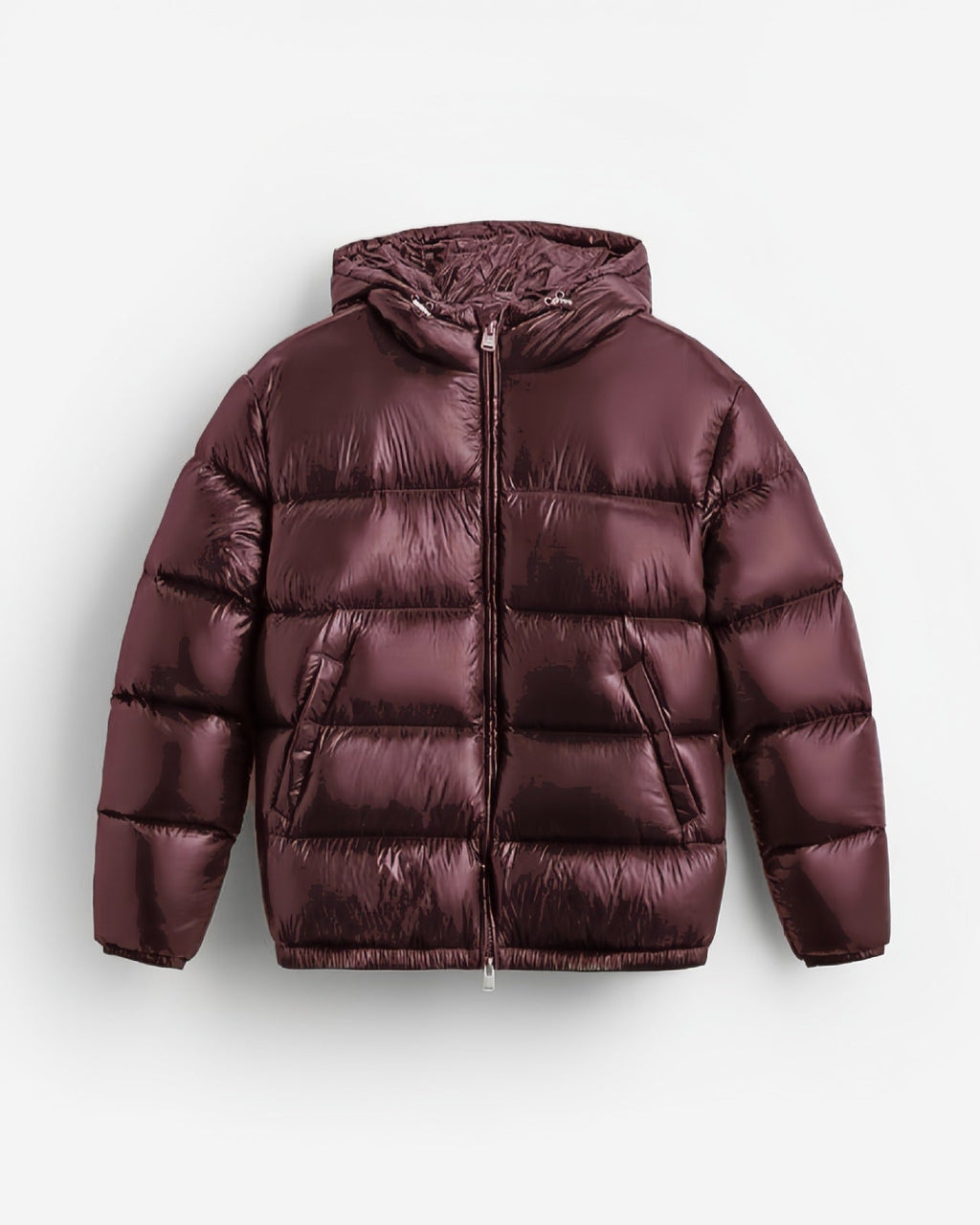 GLOSSY PUFFER JACKET