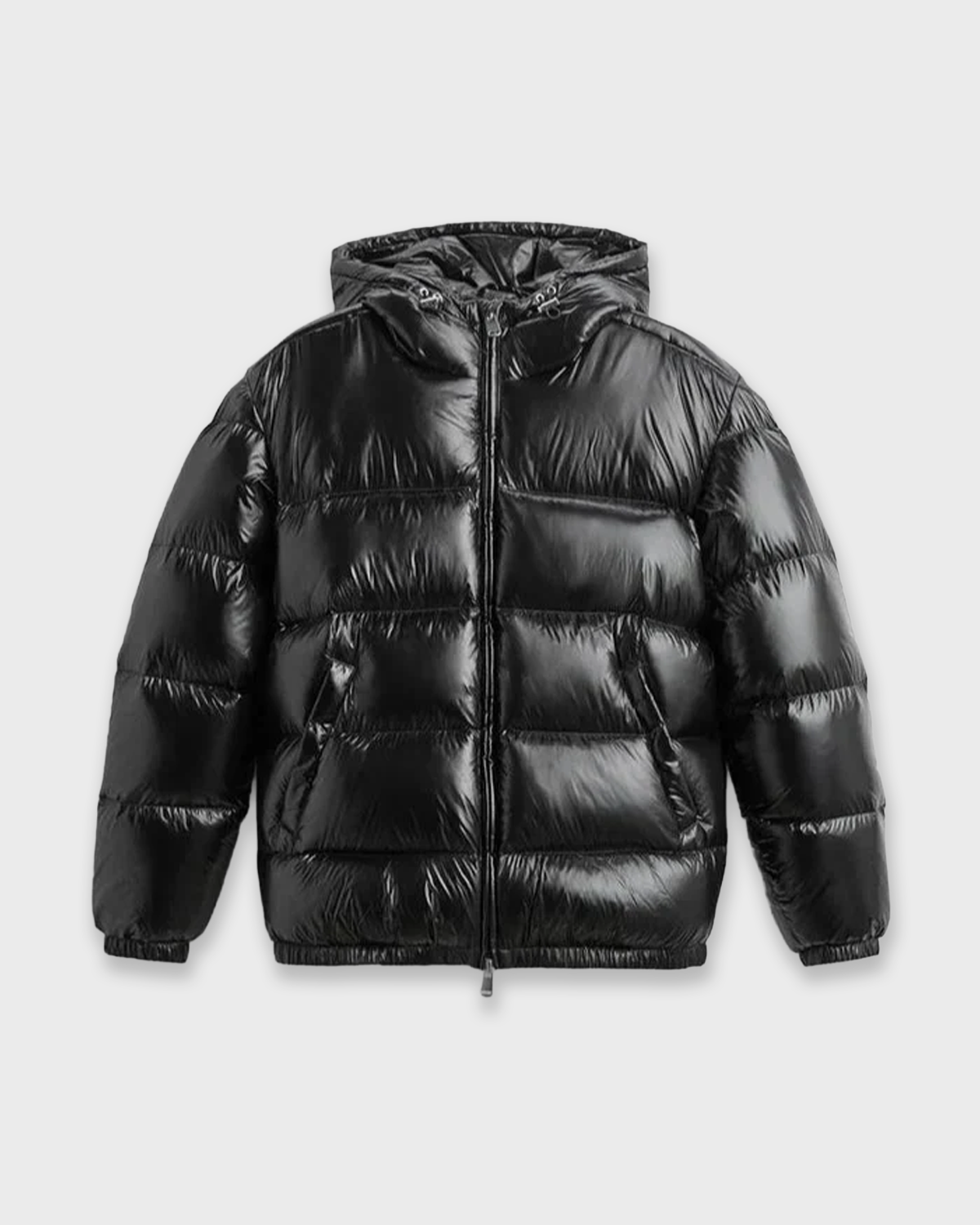 GLOSSY PUFFER JACKET
