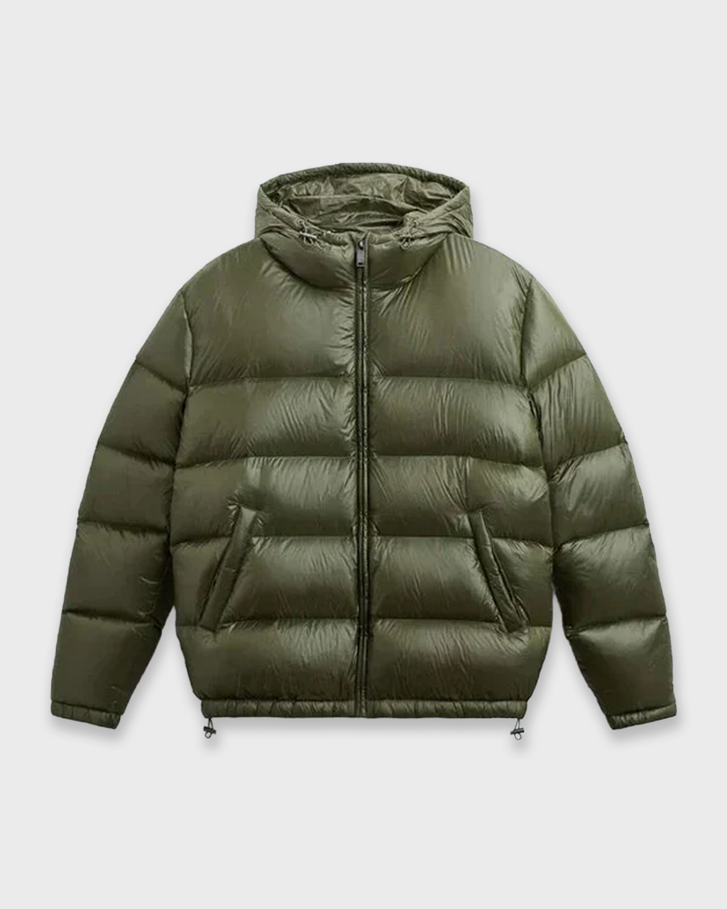 GLOSSY PUFFER JACKET