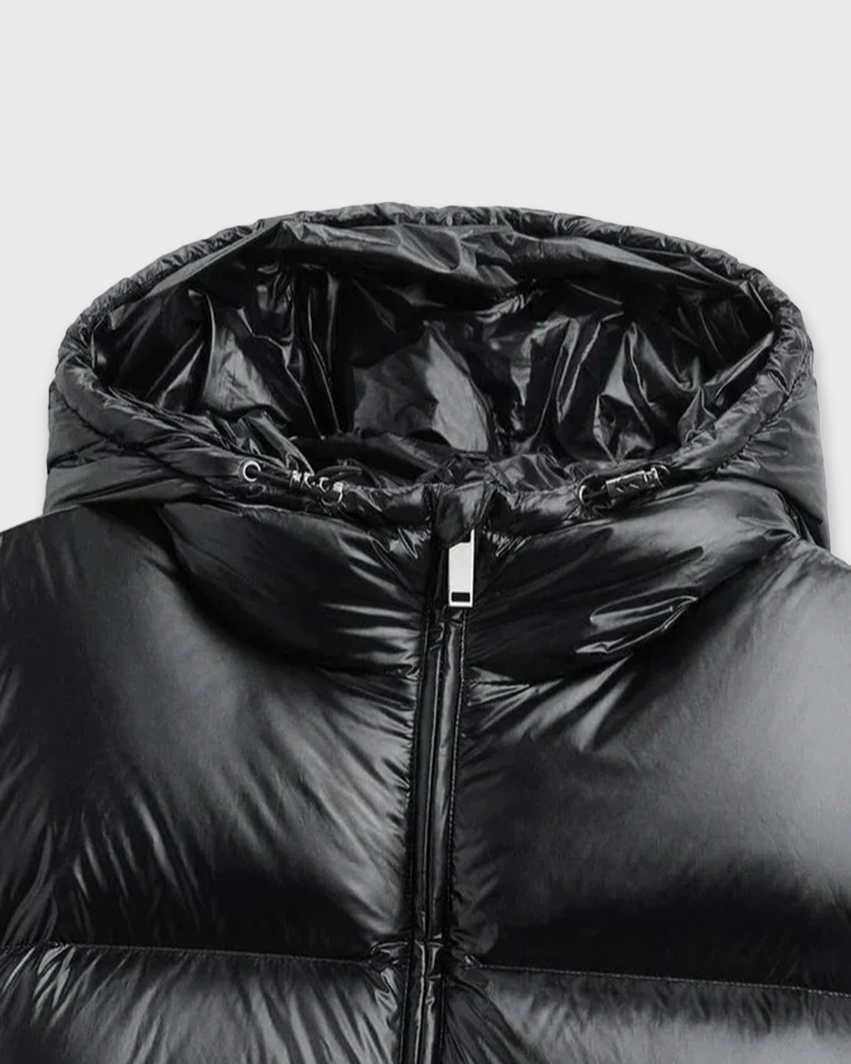 GLOSSY PUFFER JACKET