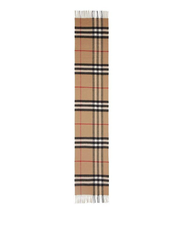 CHEQUERED CASHMERE SCARF