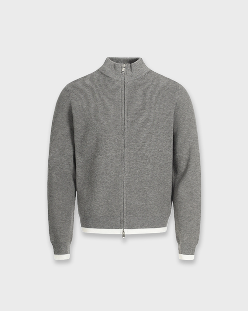 SOMBRE ZIPUP SWEATER