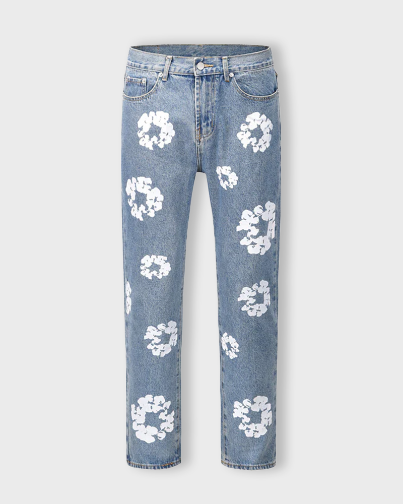 FLOWER TEARS DENIM