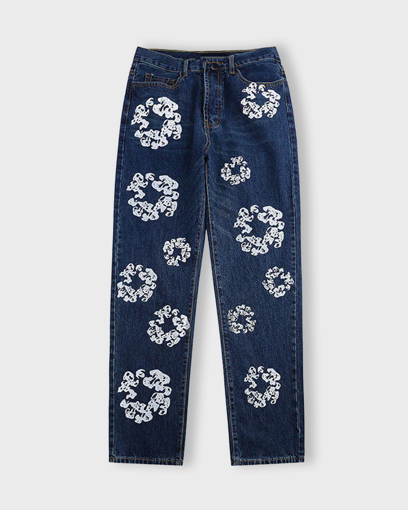 FLOWER TEARS DENIM